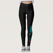 Leggings Guêtres de Narwhal (Devant)