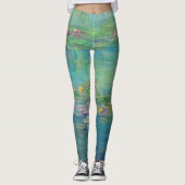 Leggings Guêtres de nénuphars de Monet (Devant)