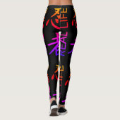 Leggings Guêtres de "Ninja" de vie réelle (Dos)