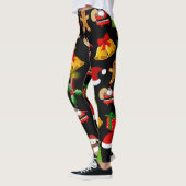 Leggings Guêtres de Noël (Gauche)