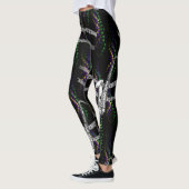 Leggings Guêtres de noir de mardi gras de musique de (Gauche)
