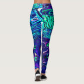 Leggings Guêtres de nuits étoilées (Dos)