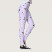 Leggings Guêtres de panda de | du panda pourpre | Baby4Life (Droite)