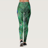Leggings Guêtres de paon (Dos)