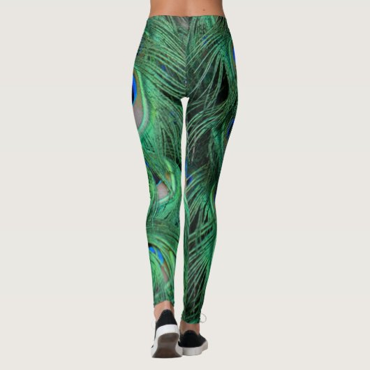 Leggings Guêtres de paon (Dos)