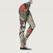 Leggings Guêtres de papillons d'amour de pythons (Droite)