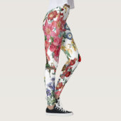 Leggings Guêtres de papillons de fleurs d'oiseaux de (Droite)