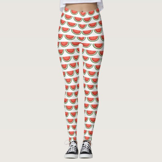 Leggings Guêtres de pastèque (Devant)