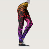 Leggings Guêtres de Patern de mandala (Droite)