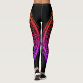 Leggings Guêtres de Patern de mandala (Dos)