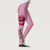 Leggings Guêtres de PATRON de lèvre (Droite)