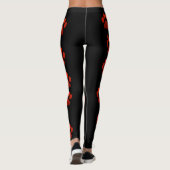 Leggings Guêtres de patte de chien (Dos)