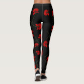 Leggings Guêtres de pavot (Dos)