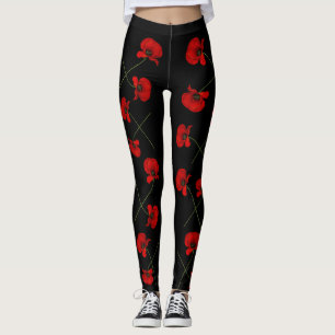 Leggings Guêtres de pavot