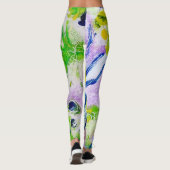 Leggings Guêtres de paysage de danse (Dos)