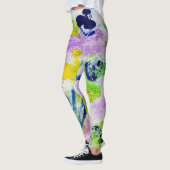 Leggings Guêtres de paysage de danse (Gauche)