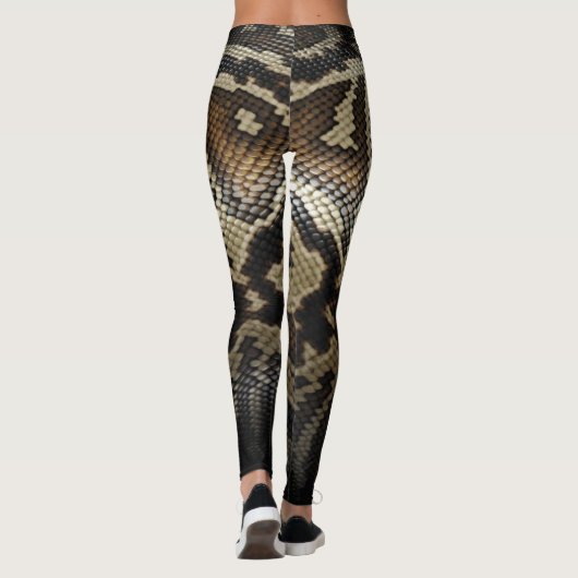 Leggings Guêtres de peau de serpent (Dos)