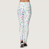 Leggings Guêtres de peinture d'éclaboussure (Dos)