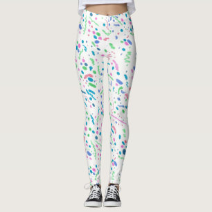 Leggings Guêtres de peinture d'éclaboussure