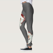 Leggings Guêtres de Père Noël de Noël (Gauche)