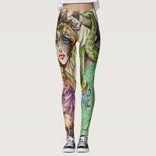 Leggings Guêtres de Persefone (Devant)