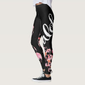 Leggings Guêtres de Plumeria Aloha (Gauche)