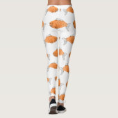 Leggings Guêtres de poisson rouge (Dos)