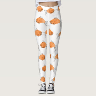 Leggings Guêtres de poisson rouge