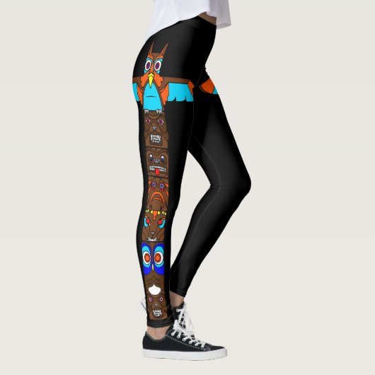 Leggings Guêtres de Polonais de totem (Droite)
