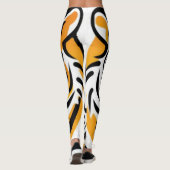Leggings Guêtres de poster de animal de tigre de bande (Dos)