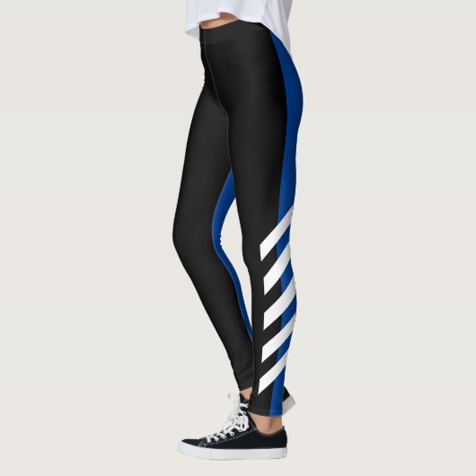 Leggings Guêtres de rayure de Black'n'Blue (Gauche)