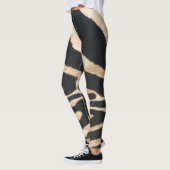 Leggings Guêtres de rayure de zèbre (Gauche)