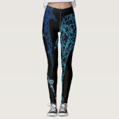 Leggings Guêtres de requin de baleine (Devant)