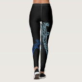 Leggings Guêtres de requin de poisson-marteau (Dos)