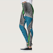 Leggings Guêtres de Rex d'arc-en-ciel rétros : Rétro (Gauche)