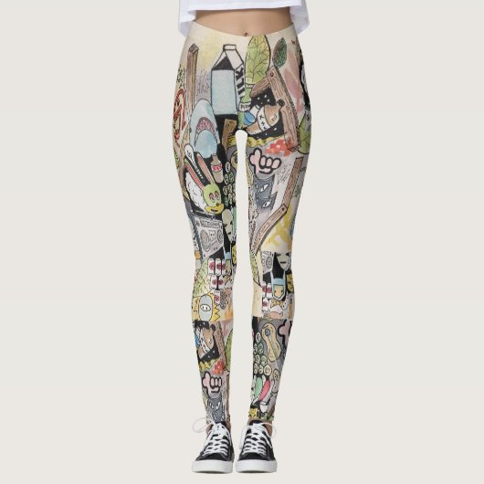 Leggings Guêtres de sableuse de ghetto (Devant)