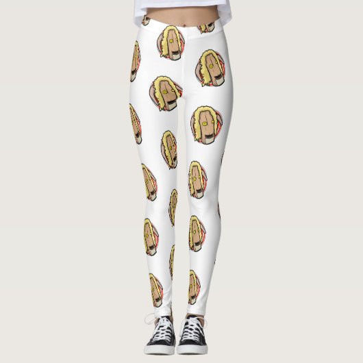 Leggings Guêtres de Sc de Catawampers - carrelées (Devant)