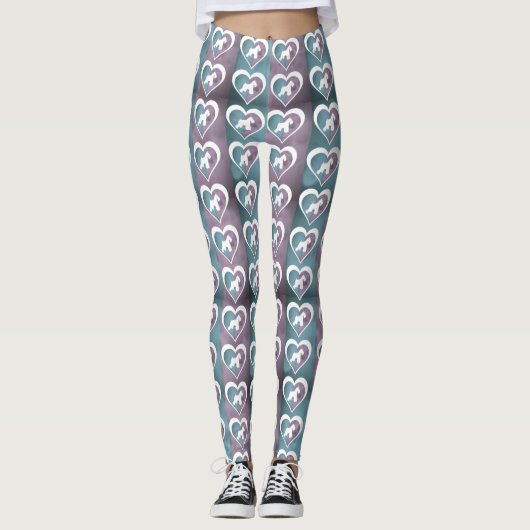 Leggings Guêtres de Schnauzer (Devant)