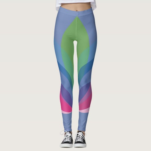 Leggings Guêtres de séance d'entraînement conçues par (Devant)