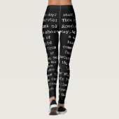 Leggings Guêtres de Shakespeare (Dos)