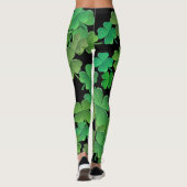 Leggings Guêtres de shamrock (personnalisables) (Dos)