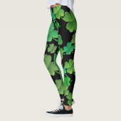 Leggings Guêtres de shamrock (personnalisables) (Gauche)