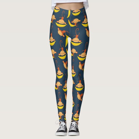 Leggings Guêtres de singe (Devant)