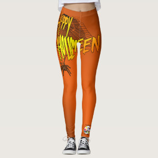 Leggings Guêtres de sorcière de citrouille de fantôme de