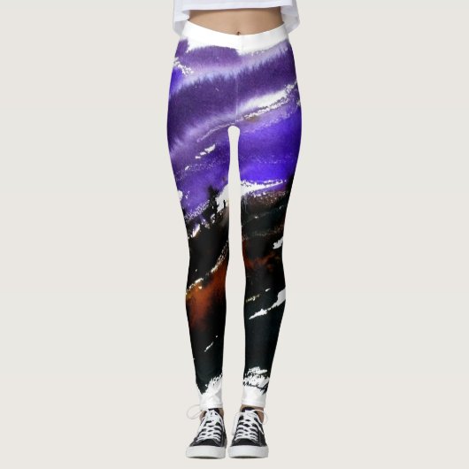 Leggings Guêtres de sports (Devant)