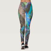 Leggings Guêtres de Sunstone de trellis d'arc-en-ciel (Dos)