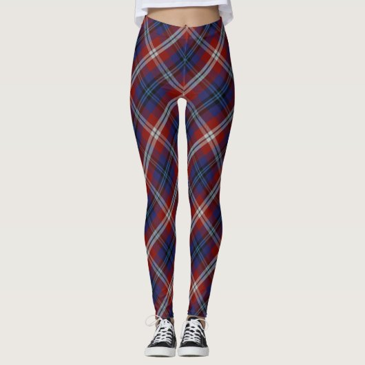 Leggings Guêtres de tartan de clan de McKnight (Devant)