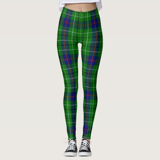 Leggings Guêtres de tartan de Duncan (Devant)