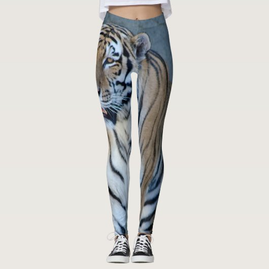 Leggings Guêtres de tigre sibérien (Devant)