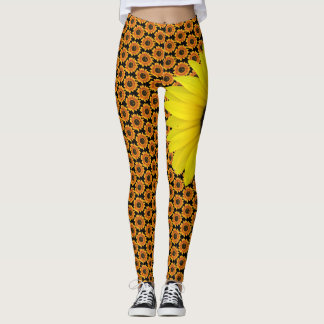 Leggings Guêtres de tournesol